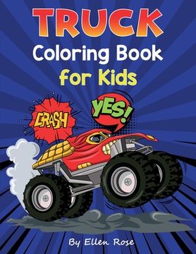 portada Truck Coloring Book for Kids (en Inglés)