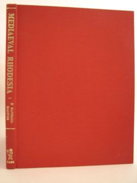 portada Medieval Rhodesia (in English)