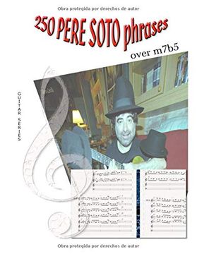 portada 250 Pere Soto Phrases Over M7B5: Volume 7 (Guitar Series)