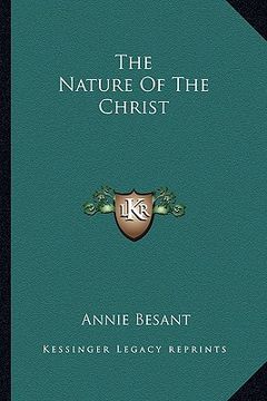 portada the nature of the christ (in English)