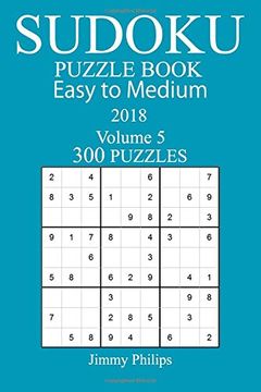 portada 300 Easy to Medium Sudoku Puzzle Book - 2018