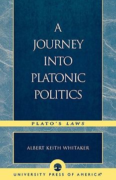 portada a journey into platonic politics: plato's laws (en Inglés)