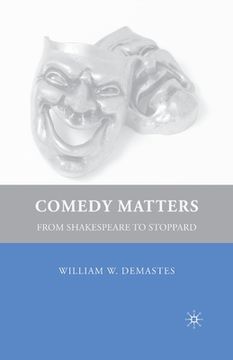 portada Comedy Matters: From Shakespeare to Stoppard (in English)