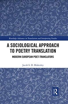 portada A Sociological Approach to Poetry Translation (Routledge Advances in Translation and Interpreting Studies) (en Inglés)