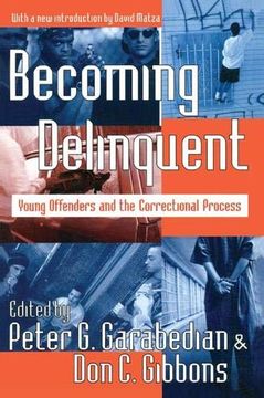 portada Becoming Delinquent: Young Offenders and the Correctional Process (en Inglés)