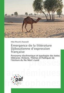 portada Émergence de la littérature Djiboutienne d'expression française