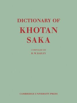 portada Dictionary of Khotan Saka 