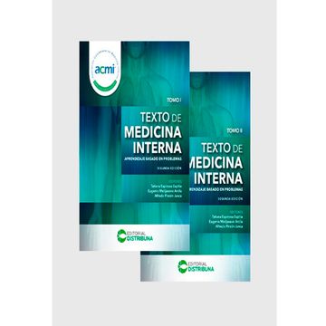 portada Texto de Medicina Interna. 2 tomos Aprendizaje basado en problemas. Segunda dición