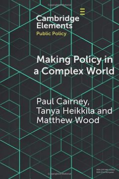 portada Making Policy in a Complex World (Elements in Public Policy) (en Inglés)