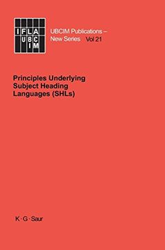 portada Principles Underlying Subject Heading Languages (Shls) (en Inglés)