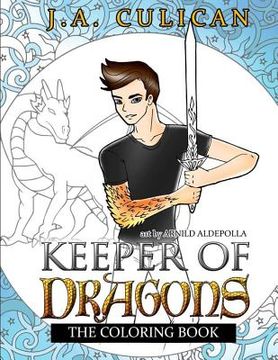 portada Keeper of Dragons Series: The Official Coloring Book (en Inglés)