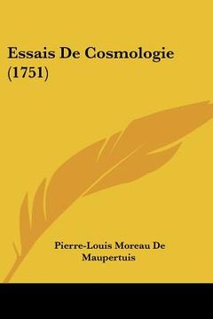 portada Essais De Cosmologie (1751) (en Francés)