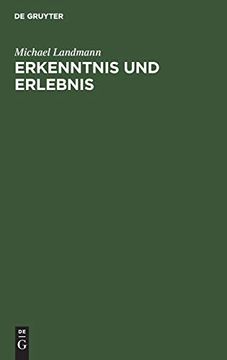 portada Erkenntnis und Erlebnis (in German)