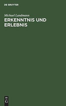 portada Erkenntnis und Erlebnis (en Alemán)