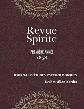 portada Revue Spirite (Année 1858 - première année) (in French)