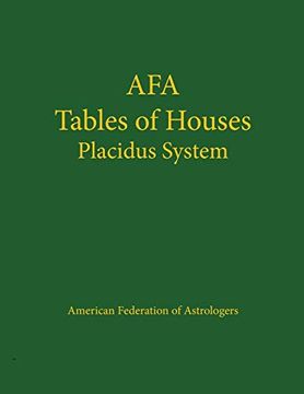 portada Tables of Houses Placidus System (libro en Inglés)
