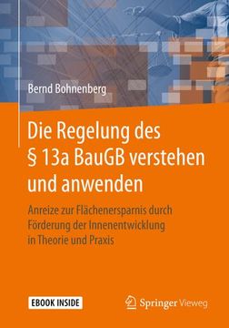 portada Die Regelung des § 13a Baugb Verstehen und Anwenden (en Alemán)