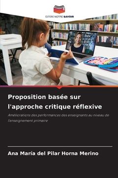 portada Proposition basée sur l'approche critique réflexive (en Francés)