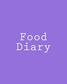 portada Food Diary (in English)