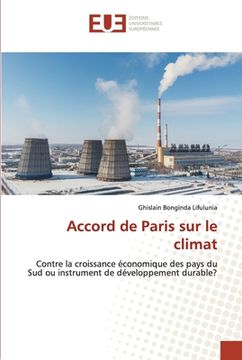 portada Accord de Paris sur le climat (en Francés)