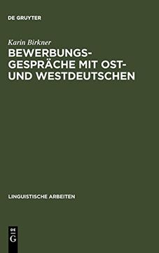 portada Bewerbungsgespräche mit Ost- und Westdeutschen (in German)