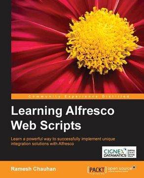 portada Learning Alfresco Web Scripts (en Inglés)