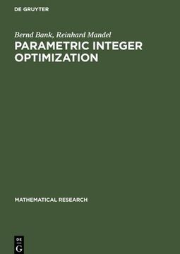 portada Parametric Integer Optimization 