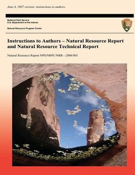 portada Instructions to Authors: Natural Resource Report and Natural Resource Technical Report