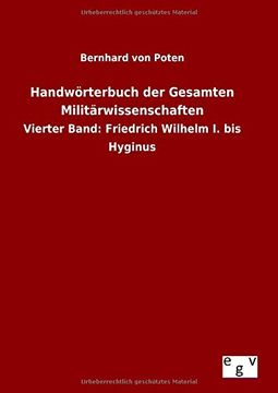portada Handwörterbuch der Gesamten Militärwissenschaften (in German)