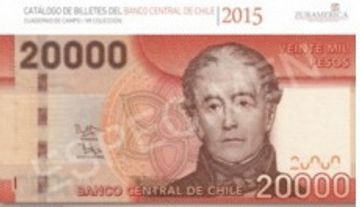 portada Catálogo de Billetes del Banco Central de Chile 1925-2015