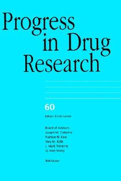 portada progress in drug research (en Inglés)