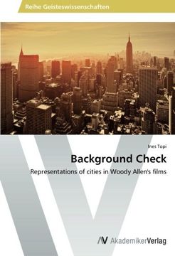 portada Background Check: Representations of cities in Woody Allen's films