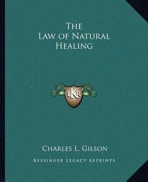 portada the law of natural healing (en Inglés)