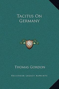 portada tacitus on germany (en Inglés)