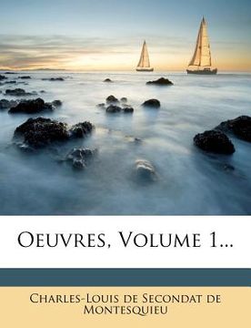 portada Oeuvres, Volume 1... (in French)