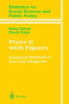 portada prove it with figures: empirical methods in law and litigation