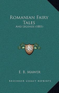 portada romanian fairy tales: and legends (1881)