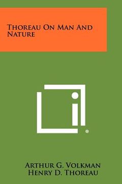 portada thoreau on man and nature (in English)