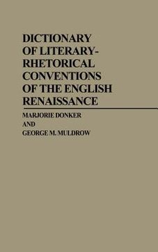portada Dictionary of Literary-Rhetorical Conventions of the English Renaissance (en Inglés)