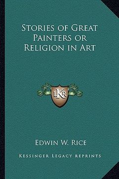 portada stories of great painters or religion in art (in English)