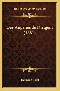 portada Der Angehende Dirigent (1881) (en Alemán)