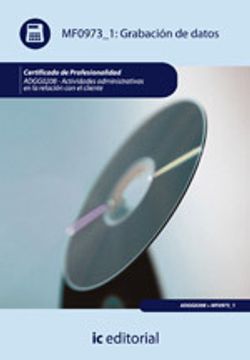 portada Grabacion De Datos (Ajus Cert Prof Actividades Administrativas En La R