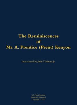 portada Reminiscences of Mr. A. Prentice (Prent) Kenyon (en Inglés)