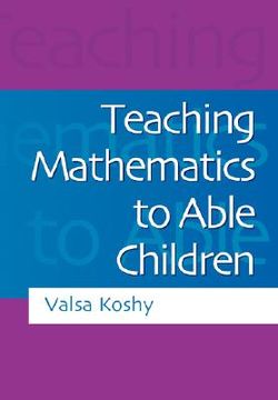 portada teaching mathematics to able children