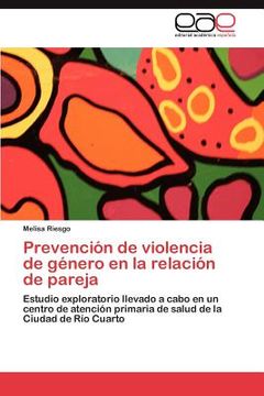 portada prevenci n de violencia de g nero en la relaci n de pareja