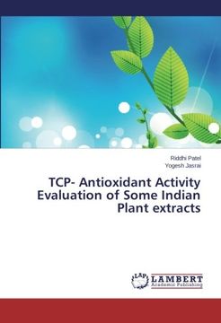 portada TCP- Antioxidant Activity Evaluation of Some Indian Plant extracts