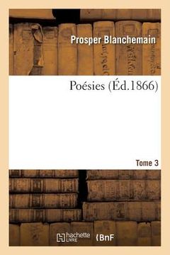 portada Poésies. Tome 3 (en Francés)