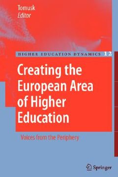 portada creating the european area of higher education: voices from the periphery (en Inglés)