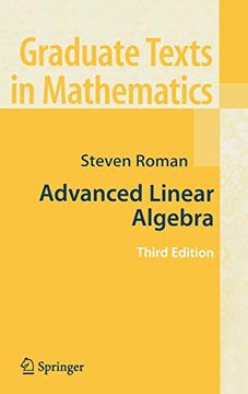 portada Advanced Linear Algebra (Graduate Texts in Mathematics, Vol. 135) (in English)