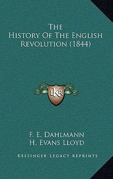 portada the history of the english revolution (1844) (en Inglés)
